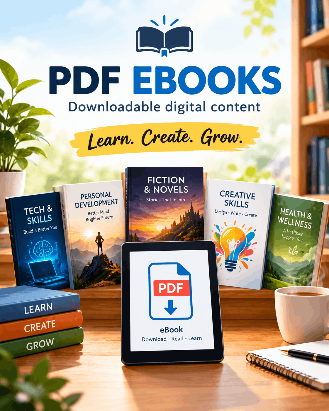 SocialWebYard digital ebook showcase